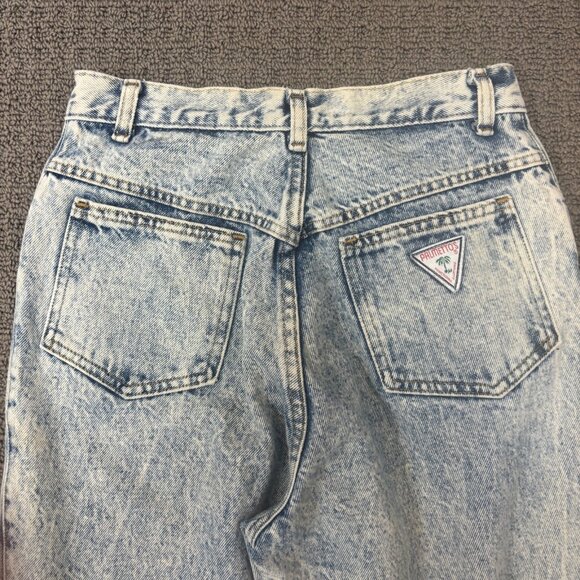 Vintage Palmettos Mom Jeans Womens  11 Acid Wash Cotton High Rise Tapered 25X28 - Picture 9 of 12